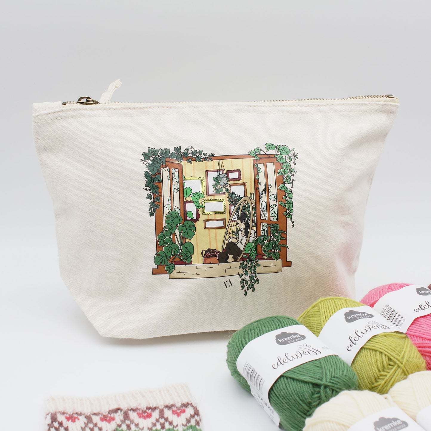 Pochette Succulentes - Lili Comme Tout x Atelier Valine