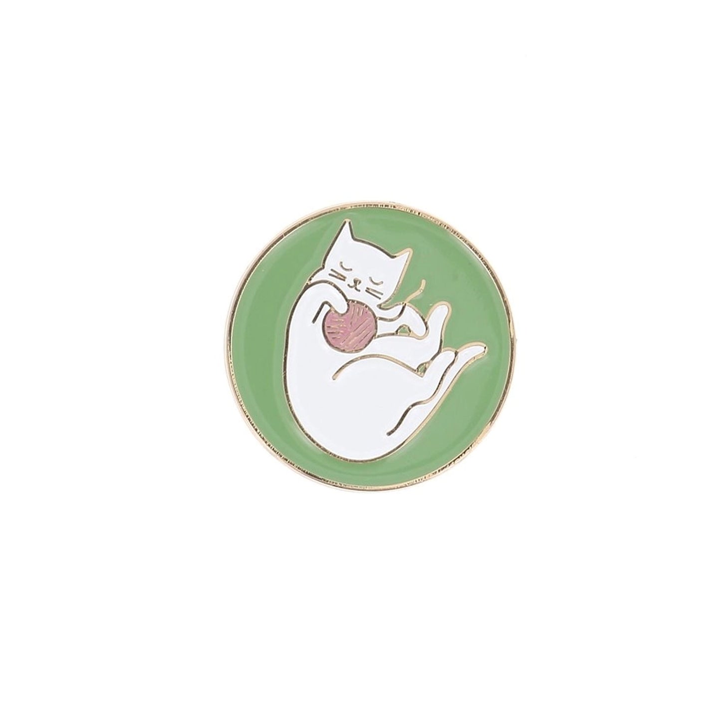 Porte-aiguilles aimanté Bohin x Audrey Jeanne, modèle Chat Pelote