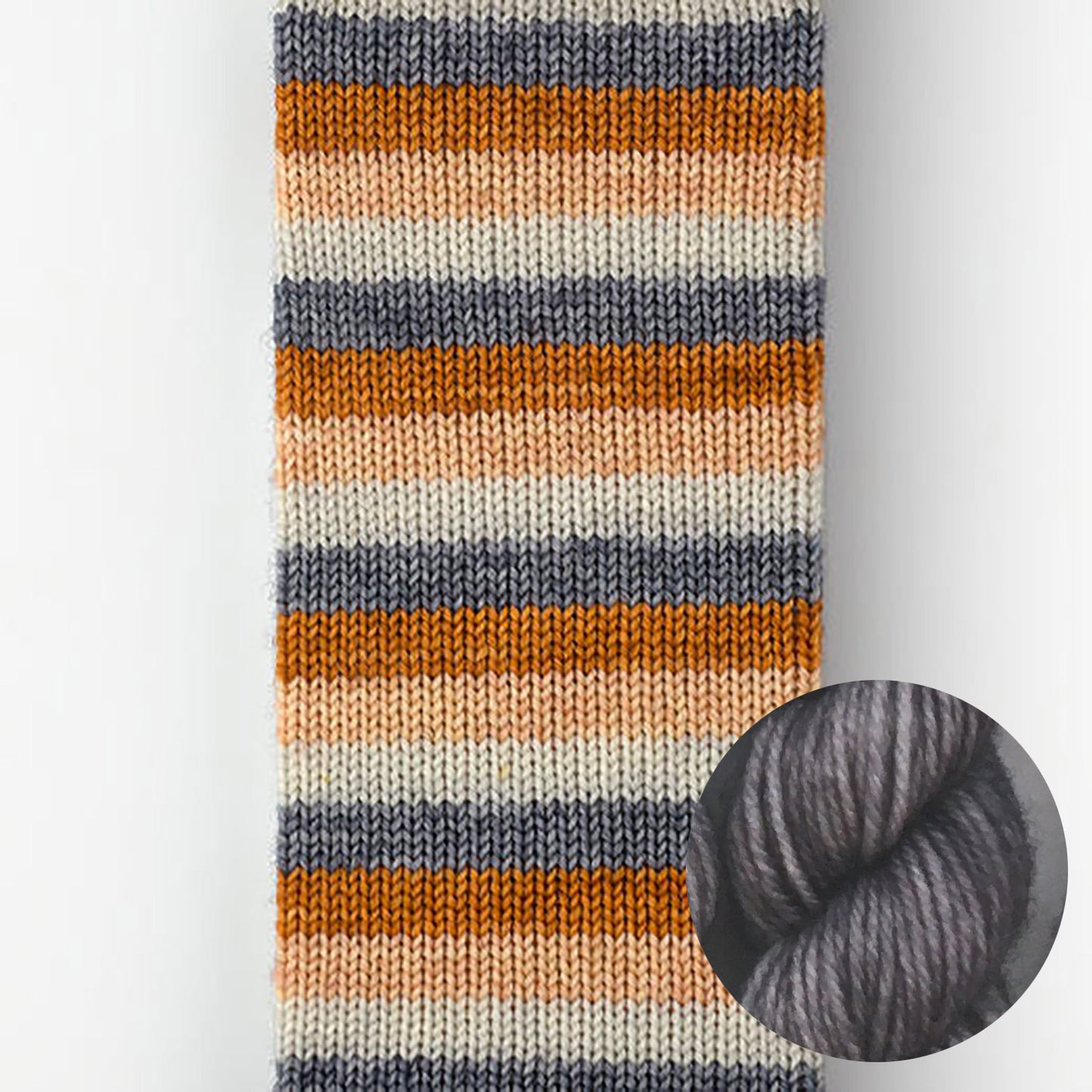 Kit de laine à chaussettes Le Bruit des Aiguilles, coloris This Time Tomorrow / mini Gris