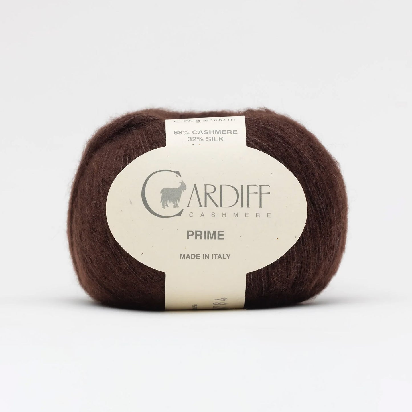 Pelote de Prime de Cardiff Cashmere, coloris 186 Cacao