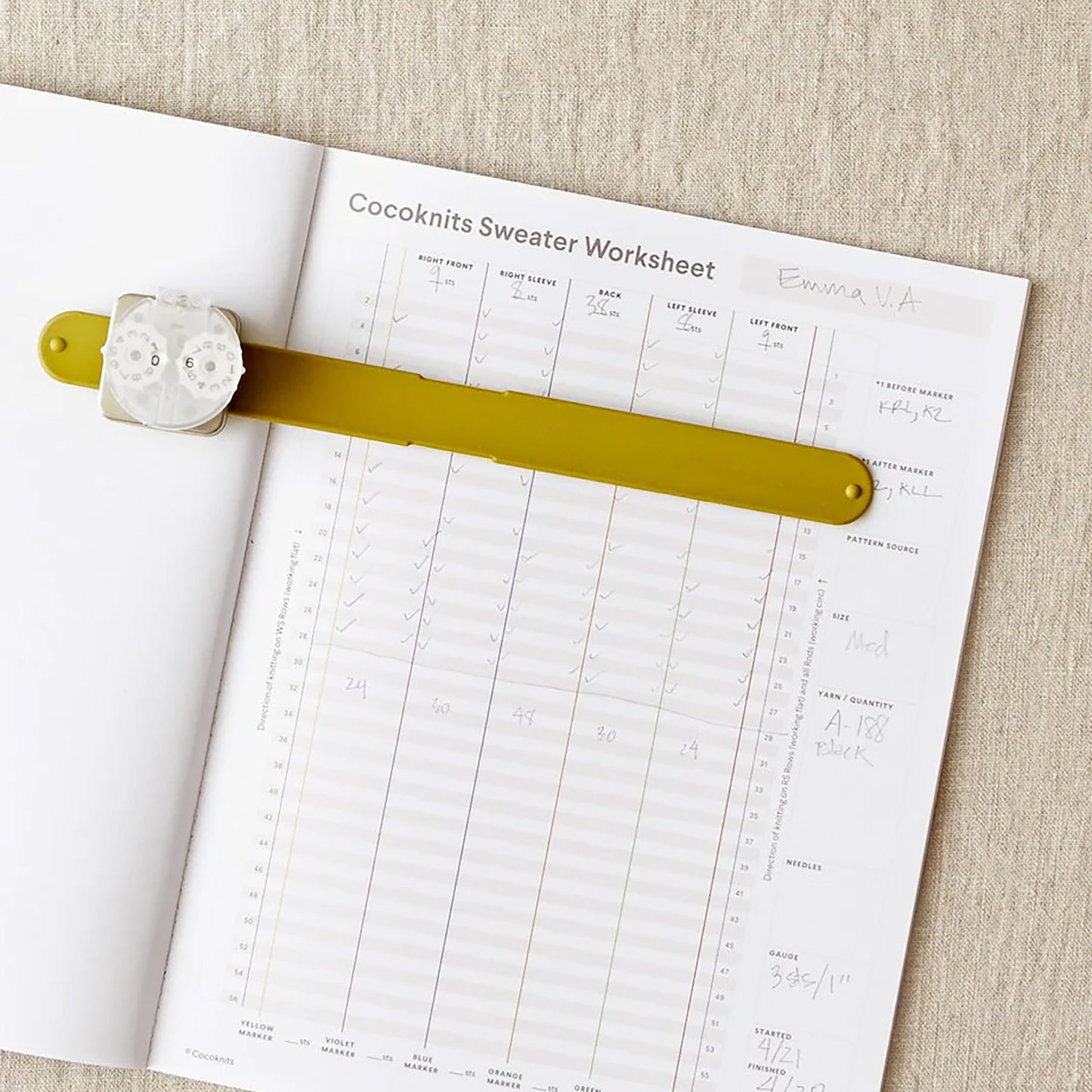Cocoknits Worksheet Journal - Julie Weisenberger
