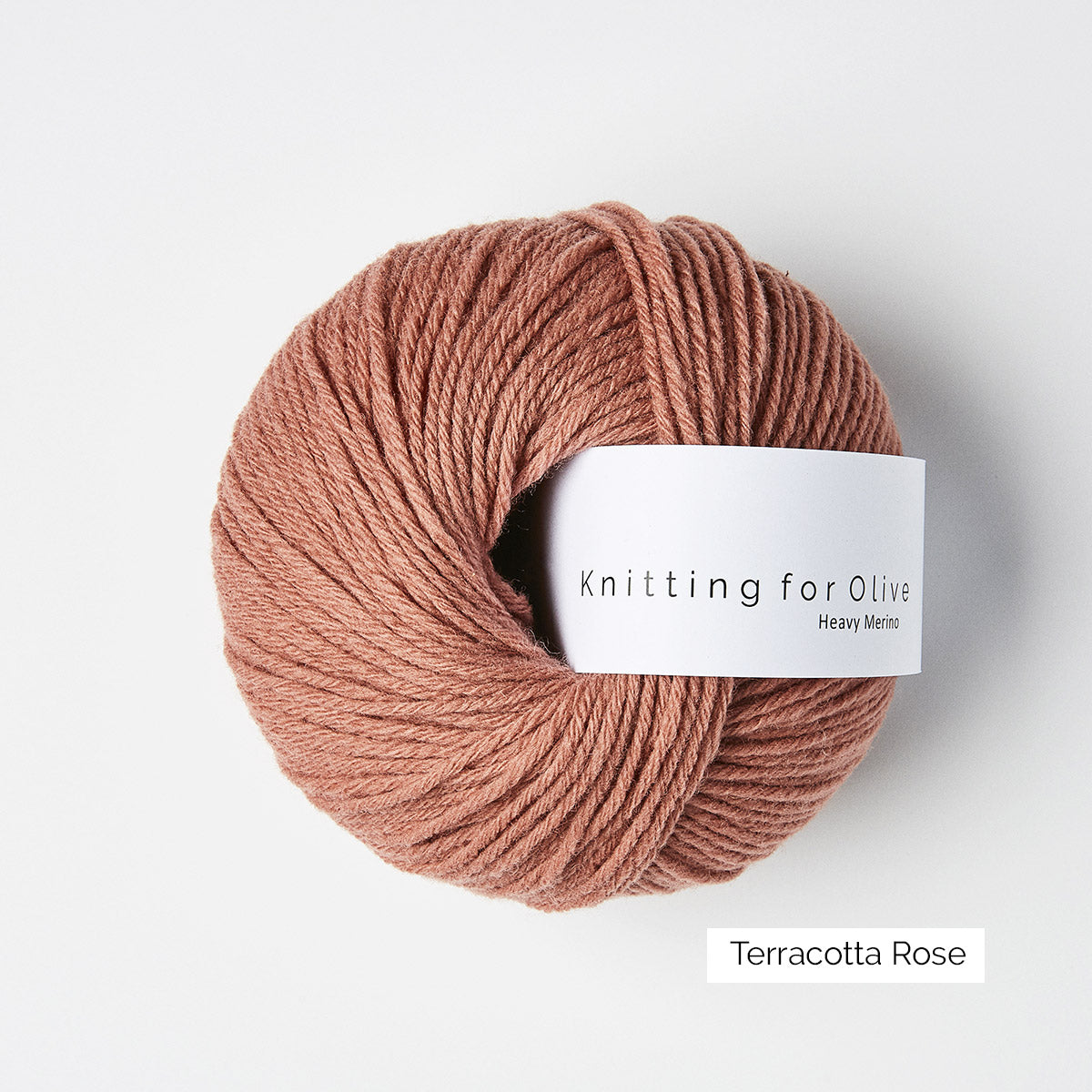 Pelote de Heavy Merino de Knitting for Olive (KFO) coloris Terracotta Rose