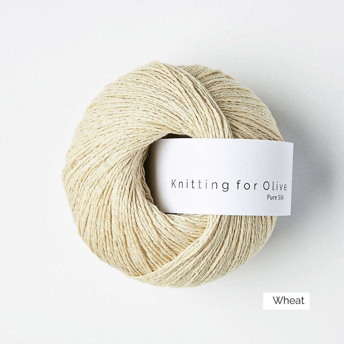 Pelote de Pure Silk de Knitting for Olive (KFO) coloris Wheat