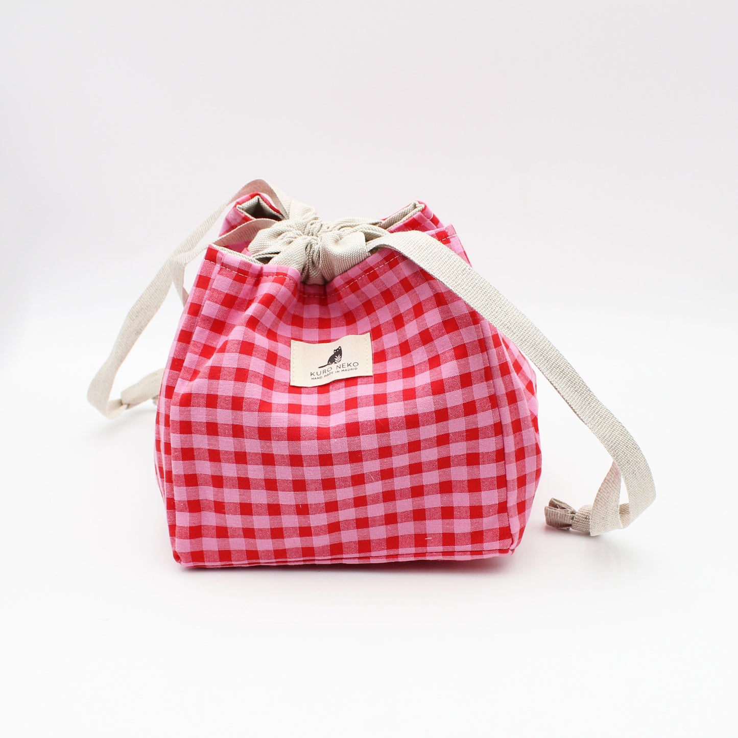 Sac à projet nomade Big Anne de Kuro Neko coloris Rouge