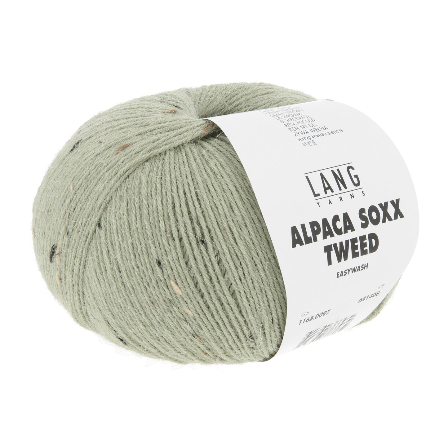 Pelote d'Alpaca Soxx Tweed de Lang Yarns coloris 097 Amande