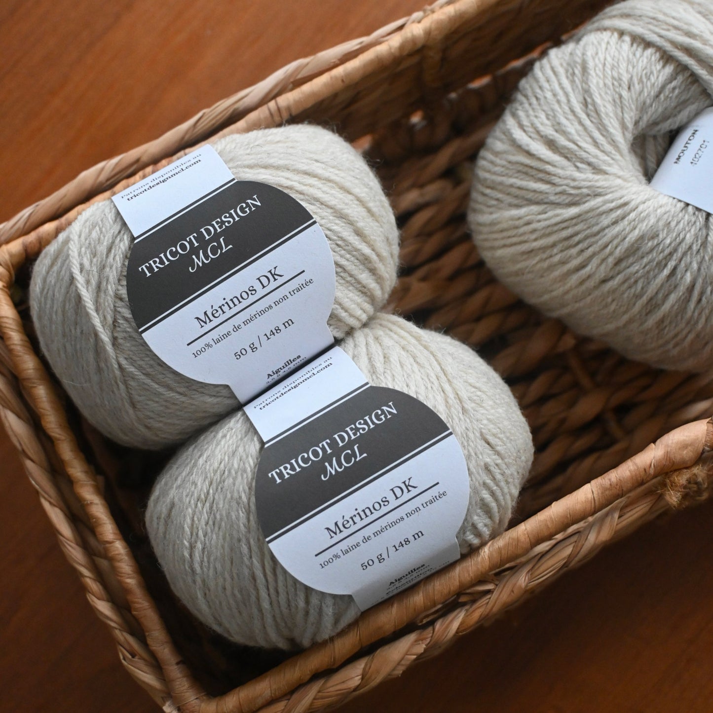 Pelote de Merinos DK de MCL (Marie-Christine Levesque) coloris Mouton