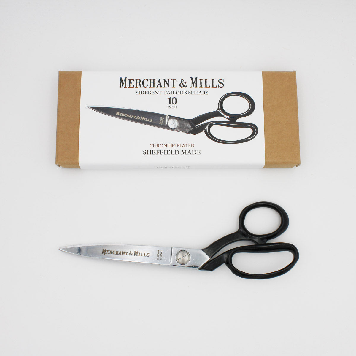 Ciseaux de tailleur Merchant & Mills, longueur 25cm, manche noir