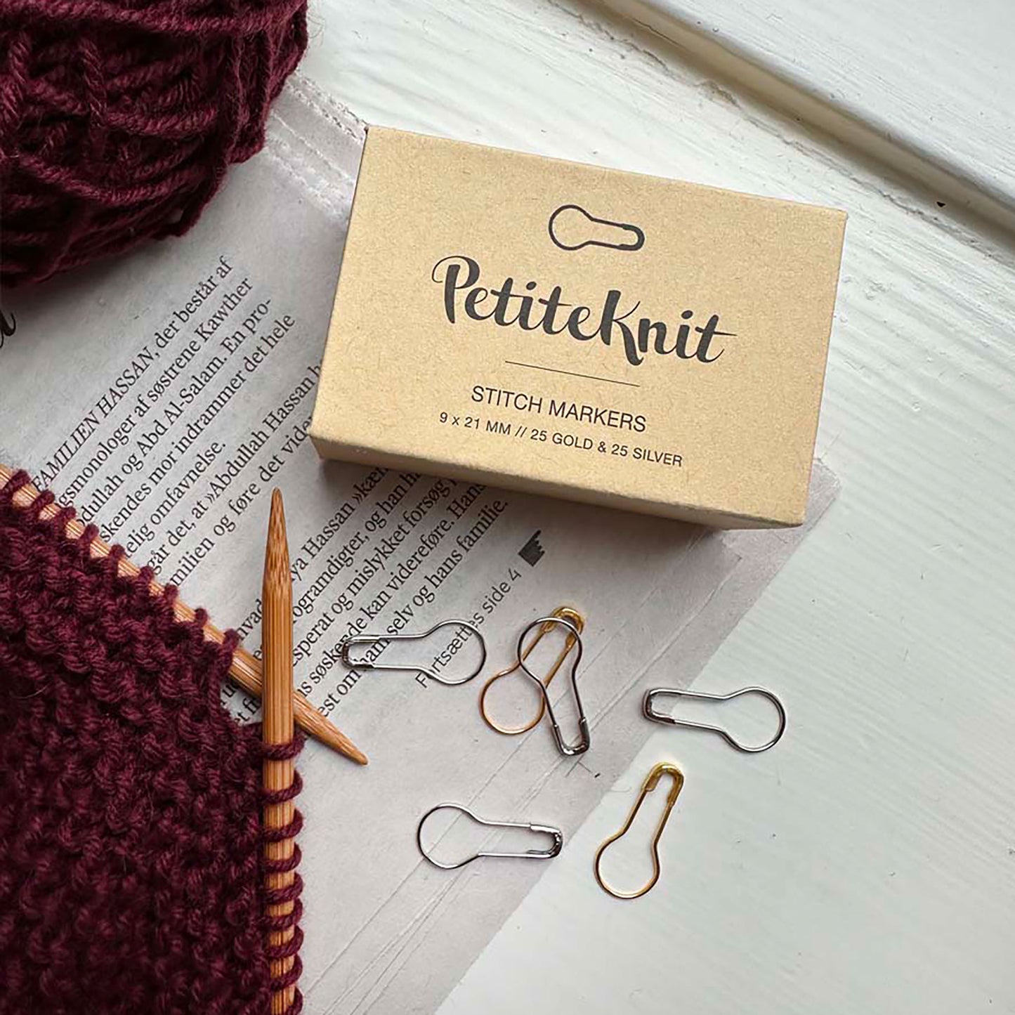 Marqueurs Count Your Stitches de PetiteKnit, modèle Amovibles (ampoules)