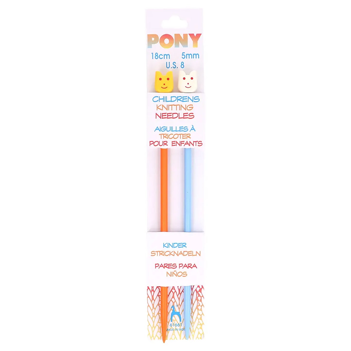 Aiguilles Droites pour Enfants - Pony