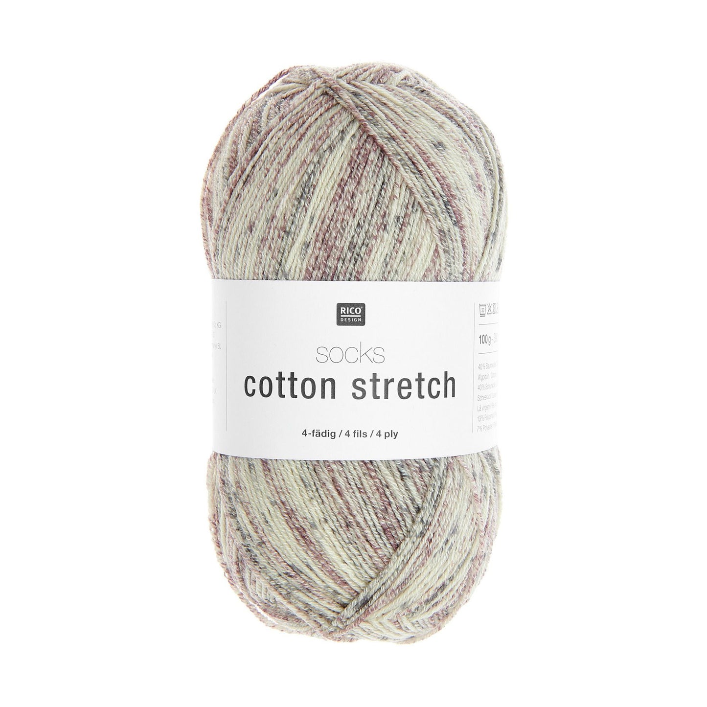 Socks Cotton Stretch de Rico Design coloris 006 Stone