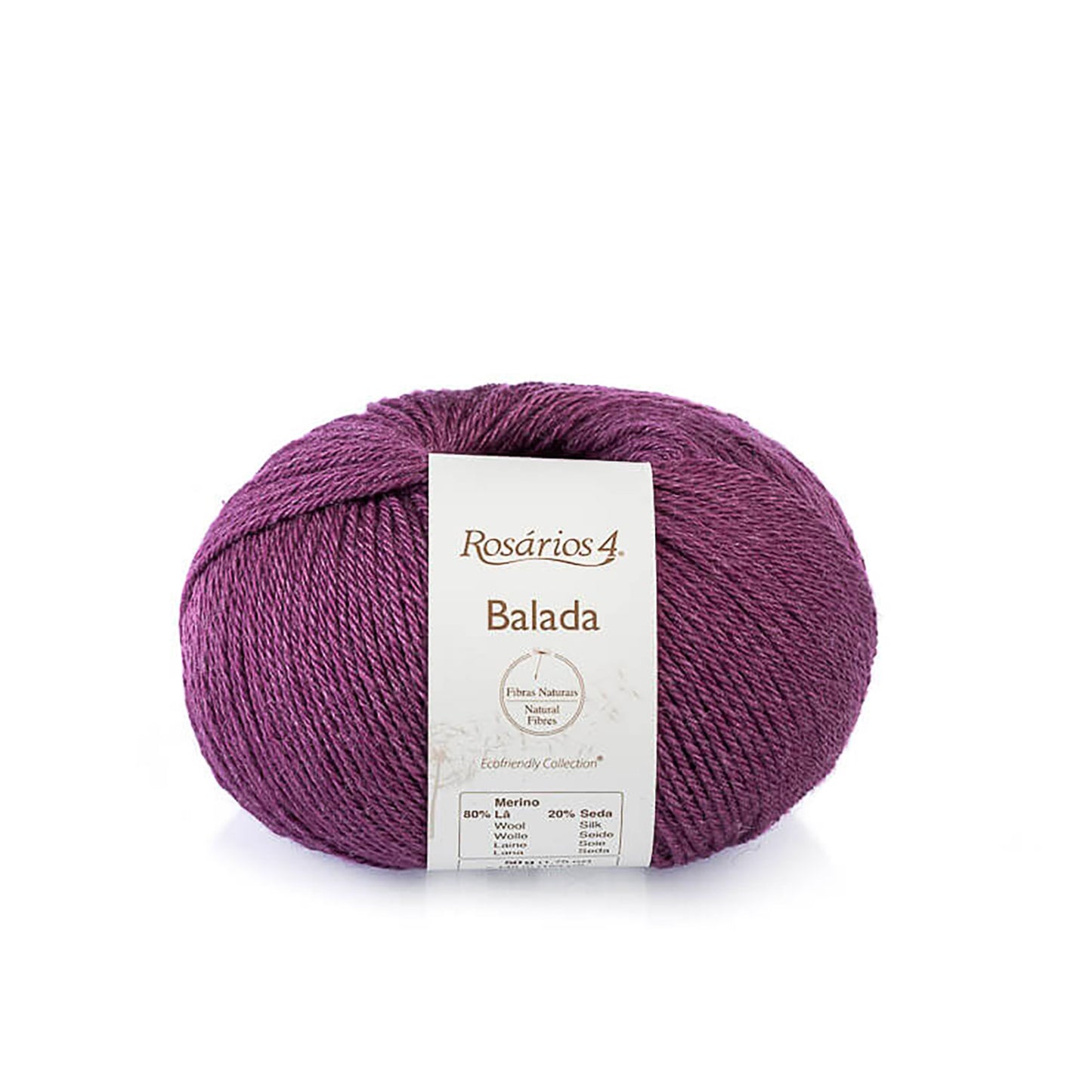 Pelote de Balada de Rosários4 coloris 037 Figue