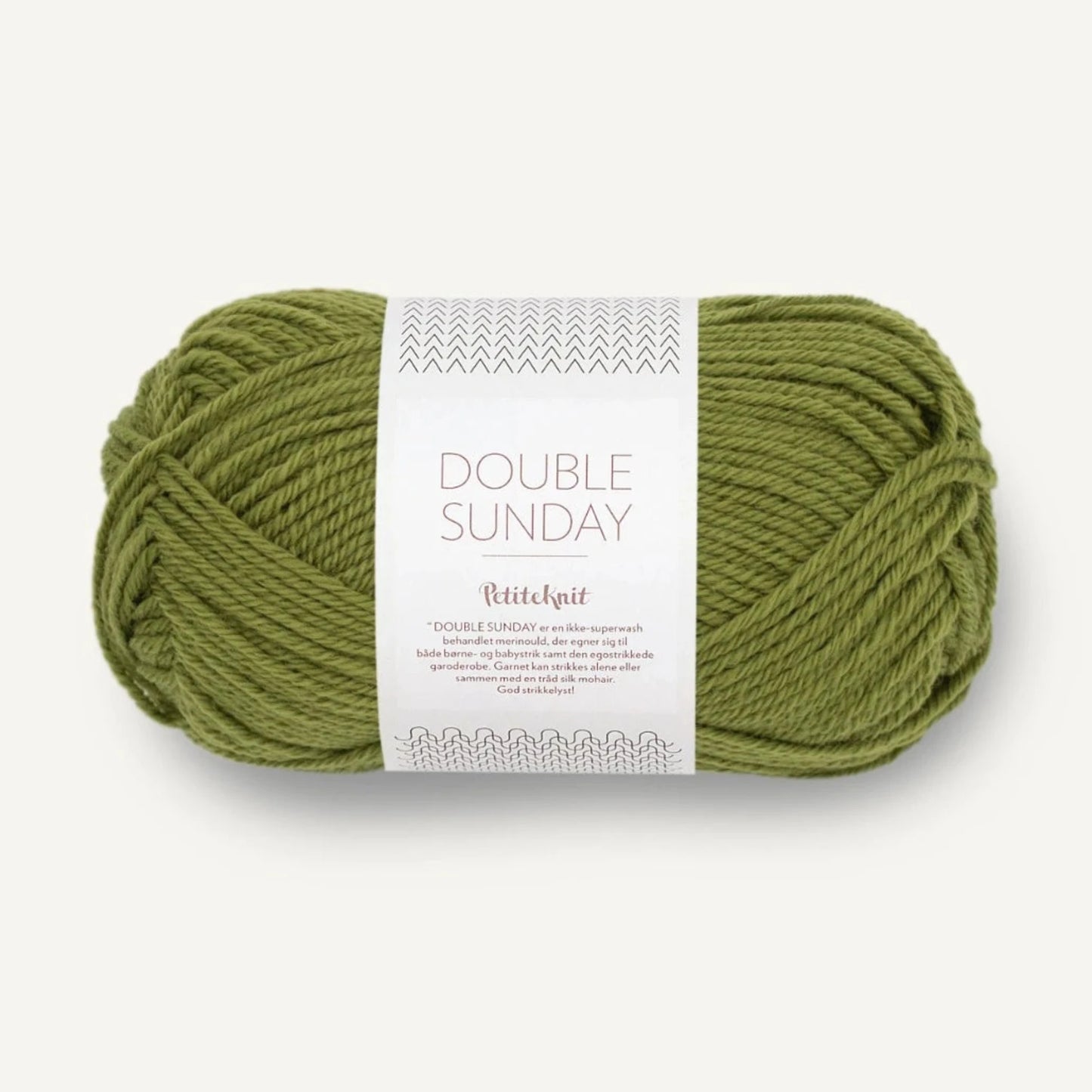 Pelote de Double Sunday de Sandnes Garn, collection Petite Knit, coloris 9564 Matcha