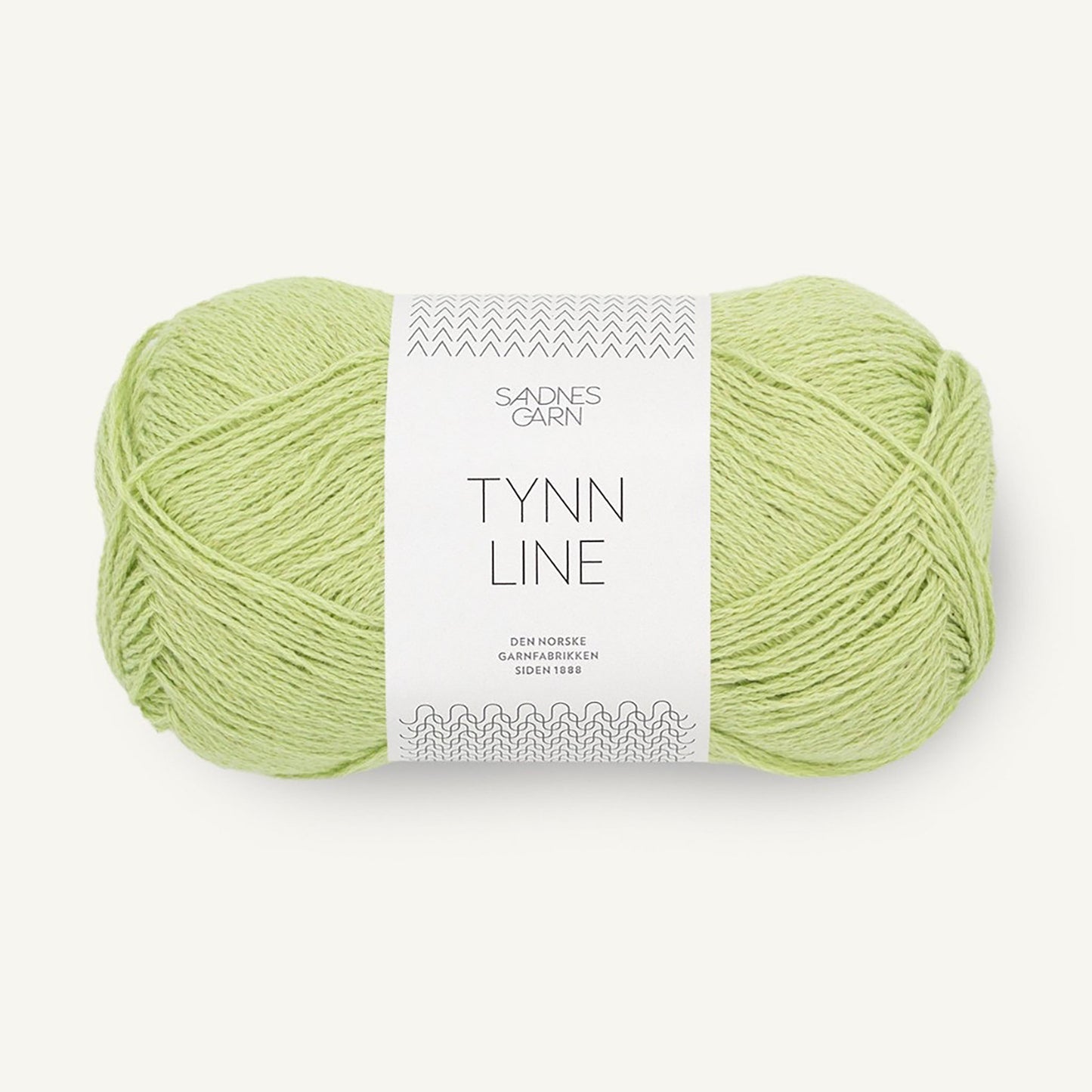 Pelote de Tynn Line de Sandnes Garn coloris 9523 Lime Punch
