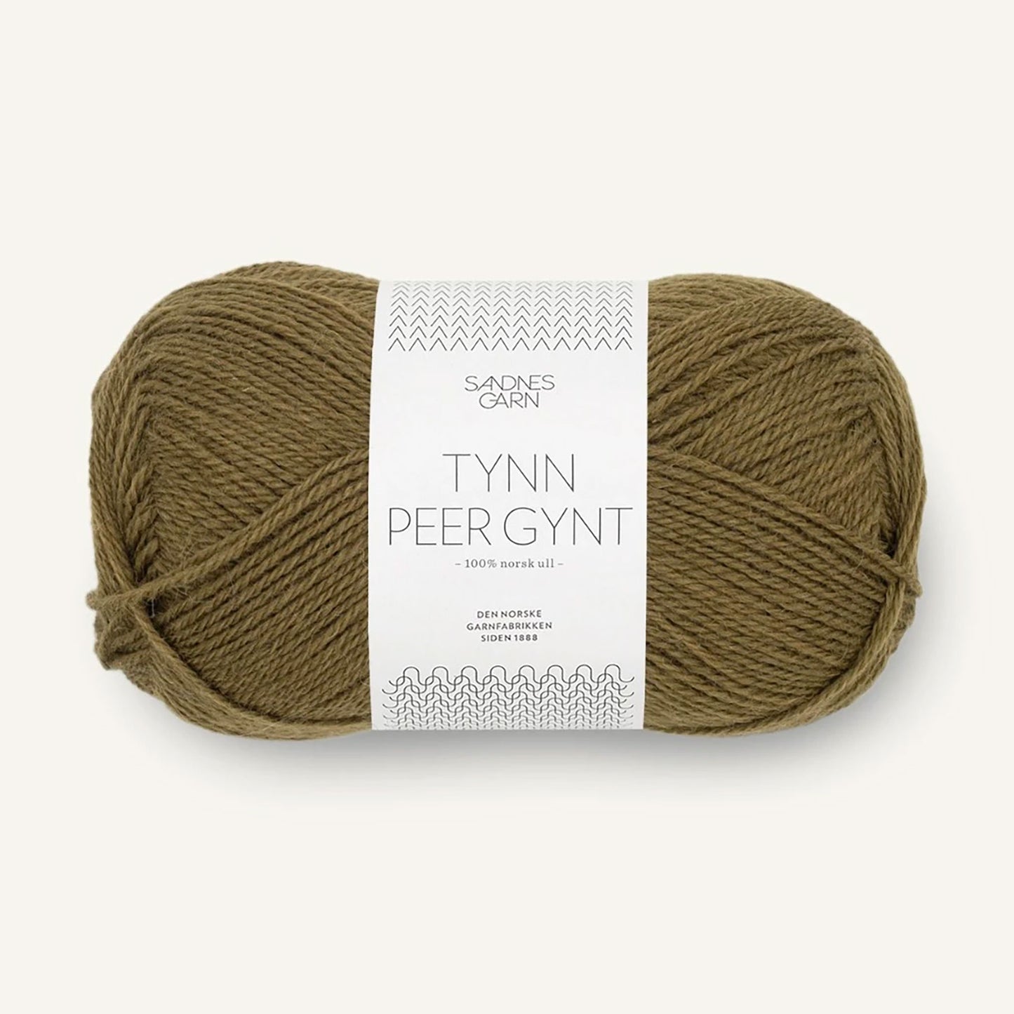 Pelote de Tynn Peer Gynt de Sandnes Garn, coloris 9873 Dark Olive