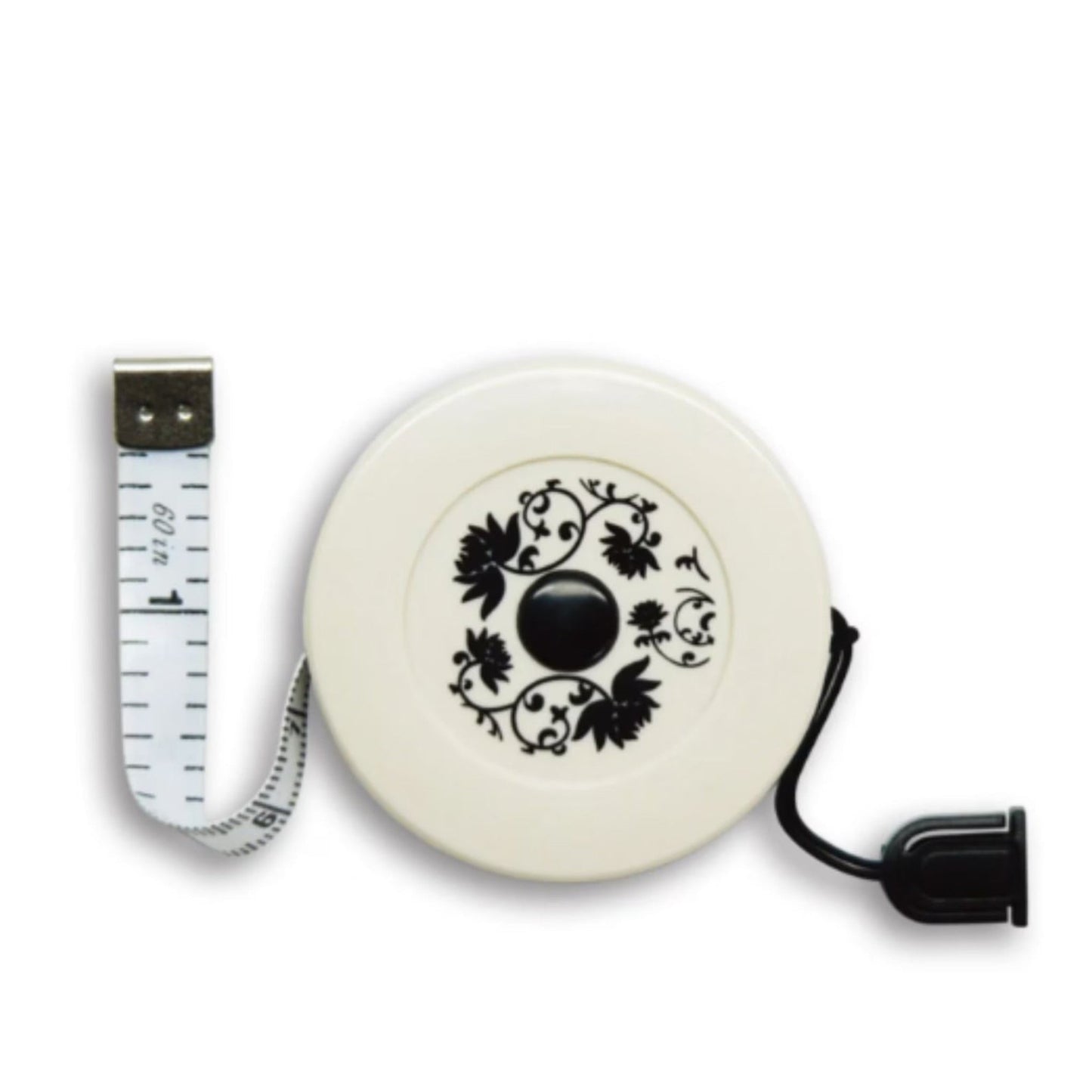 Mètre-ruban aimanté White Flower de Seeknit