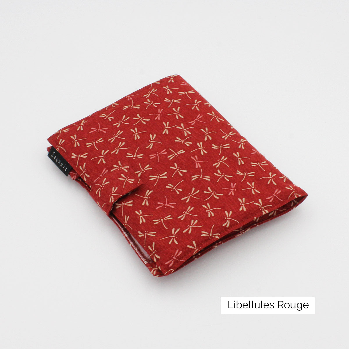 Pochette des kits de circulaires interchangeables Seeknit, motif Rouge Libellules