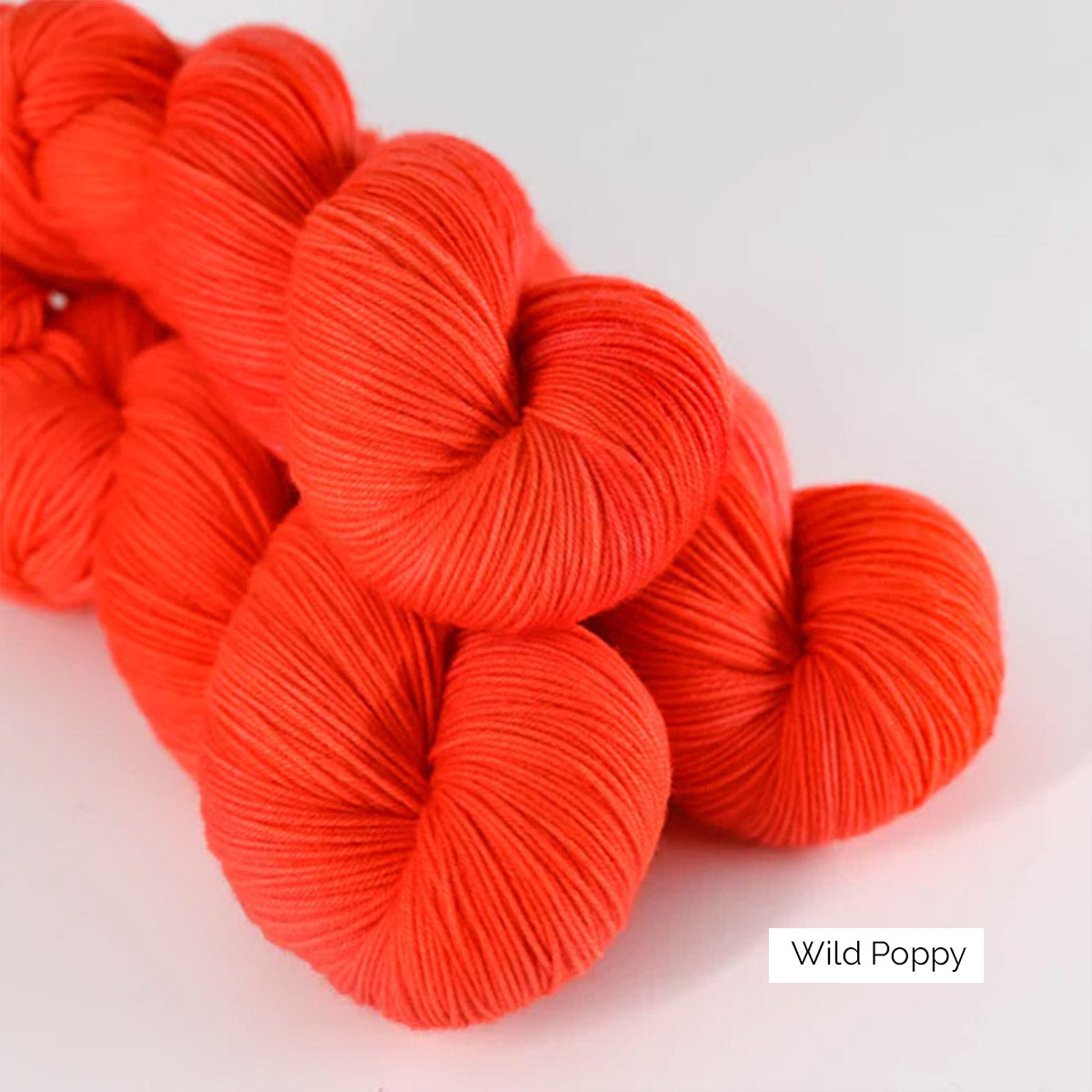 Echeveaux de Sock de Sysleriget, coloris Wild Poppy