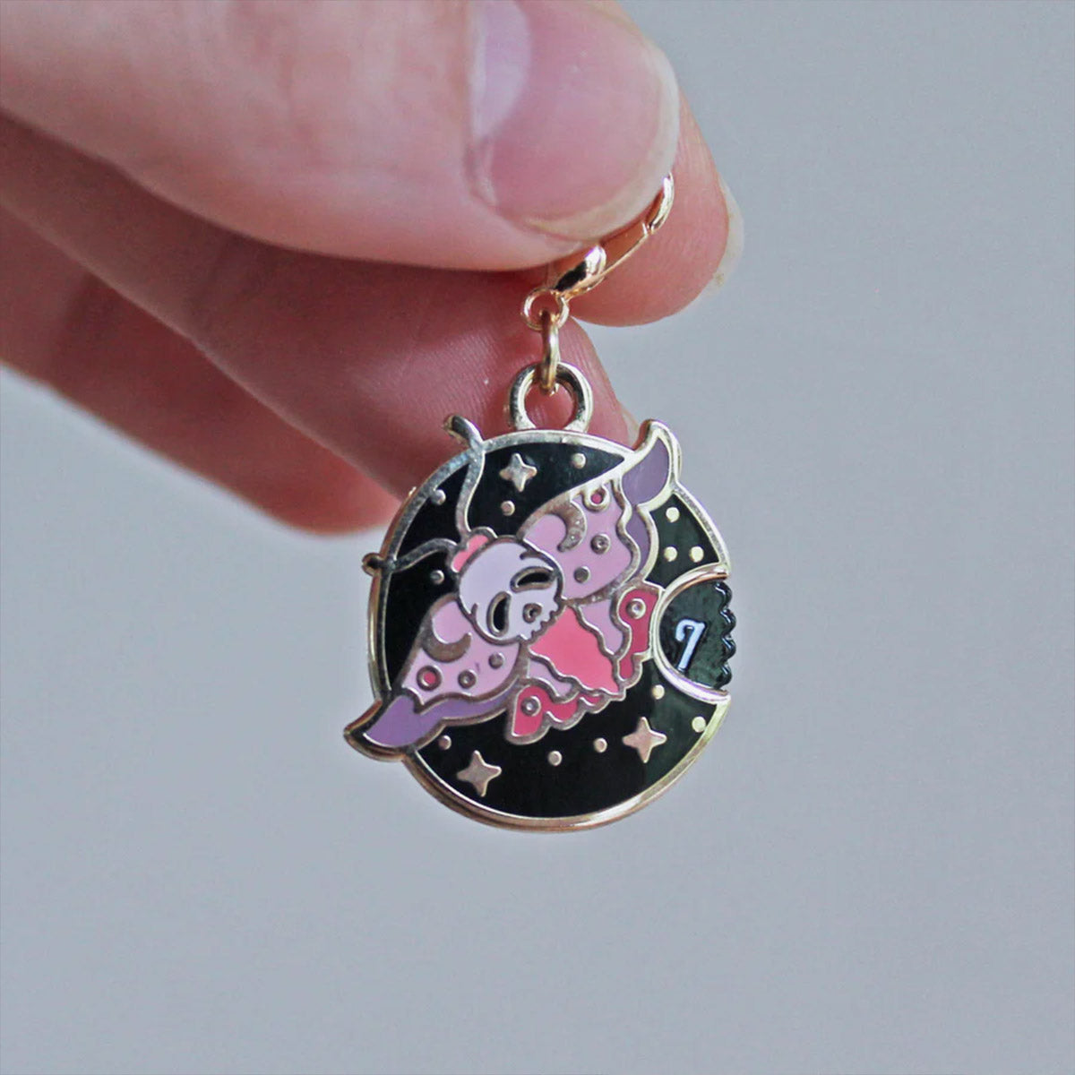 Mini compte-rangs Twill & Print, type Progress Keeper, modèle Witchy Moth