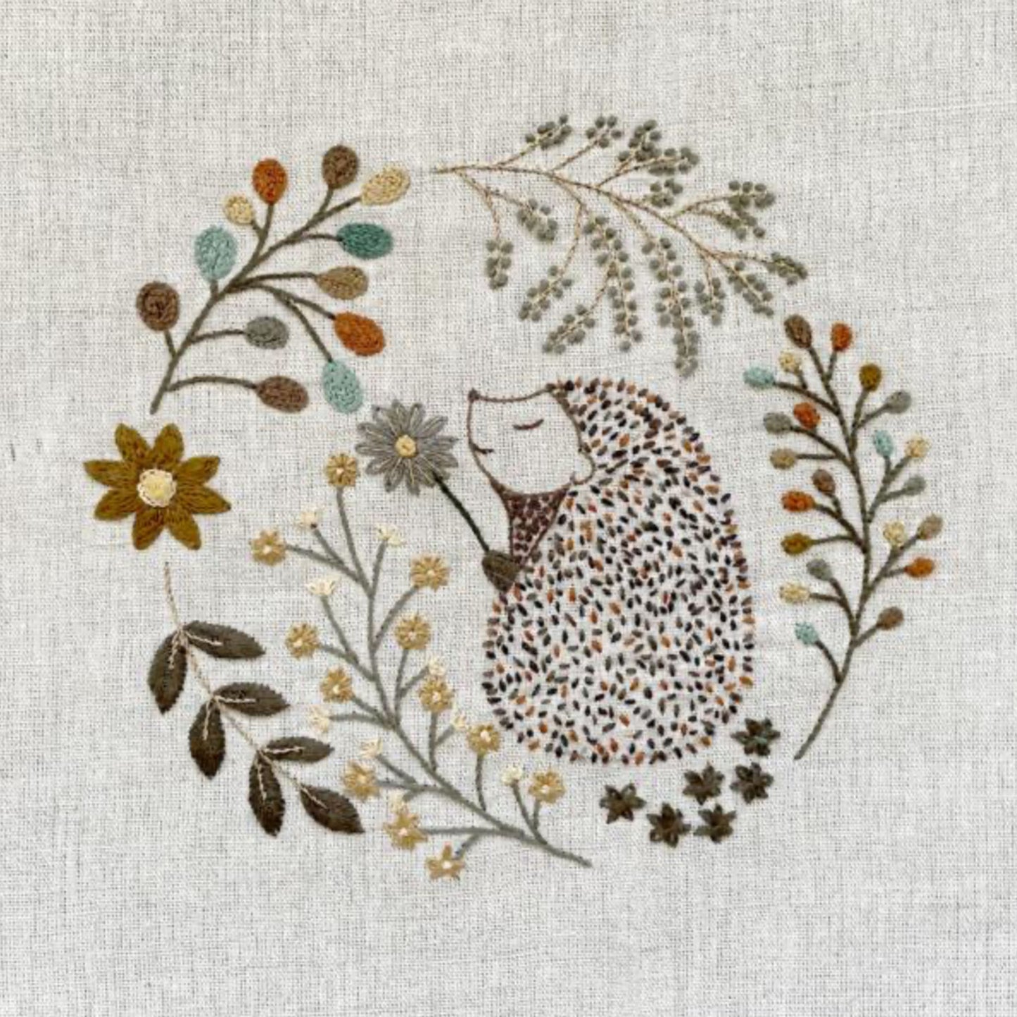 Kit de broderie Un Chat dans l'Aiguille modèle Simon le Hérisson