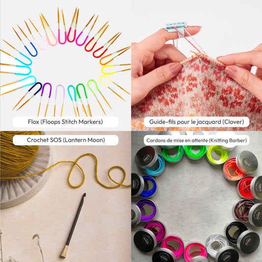 Les accessoires qui vont vous simplifier le tricot et le crochet