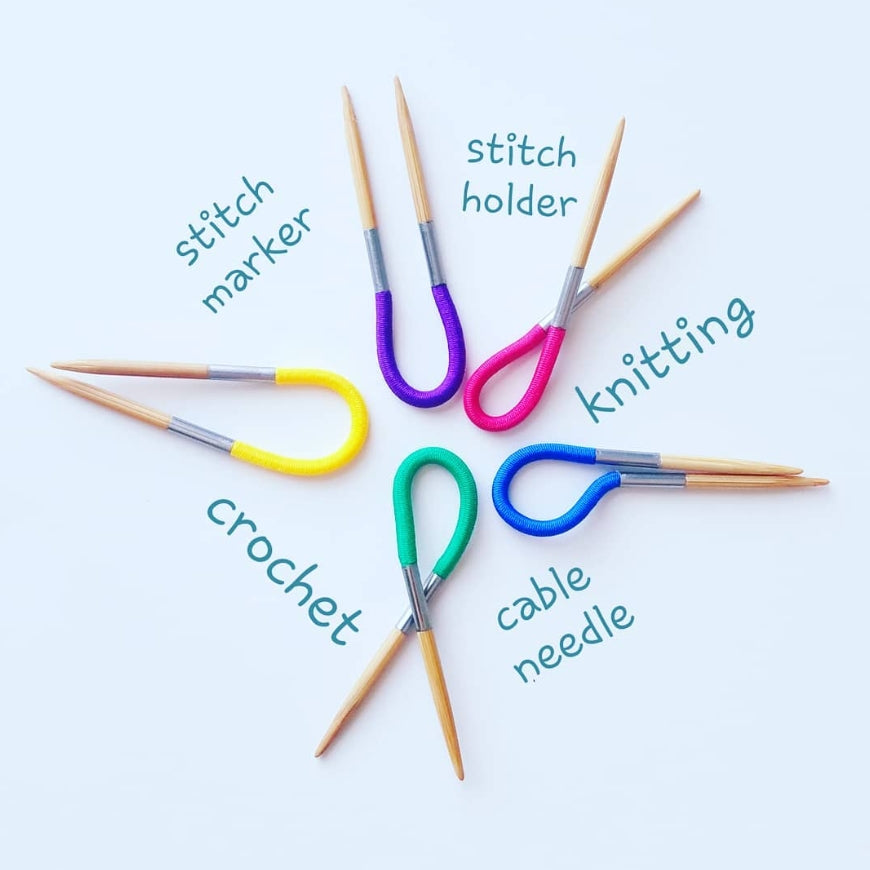 Flox Métal ou Bambou - Floops Stitch Markers