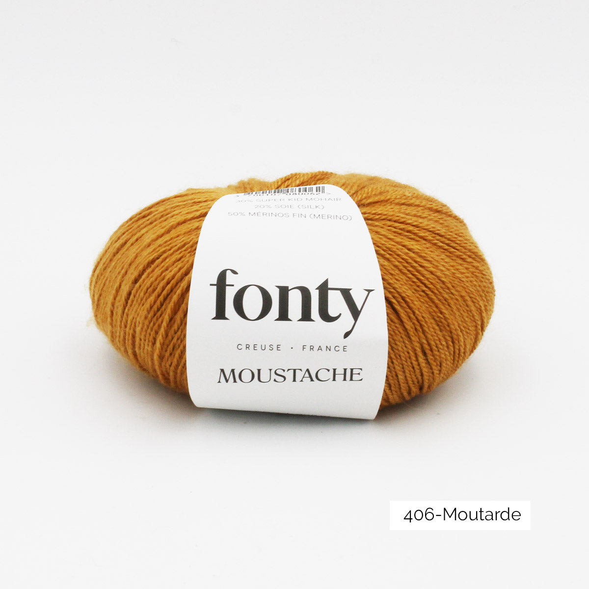 Une pelote de Moustache de Fonty coloris Moutarde