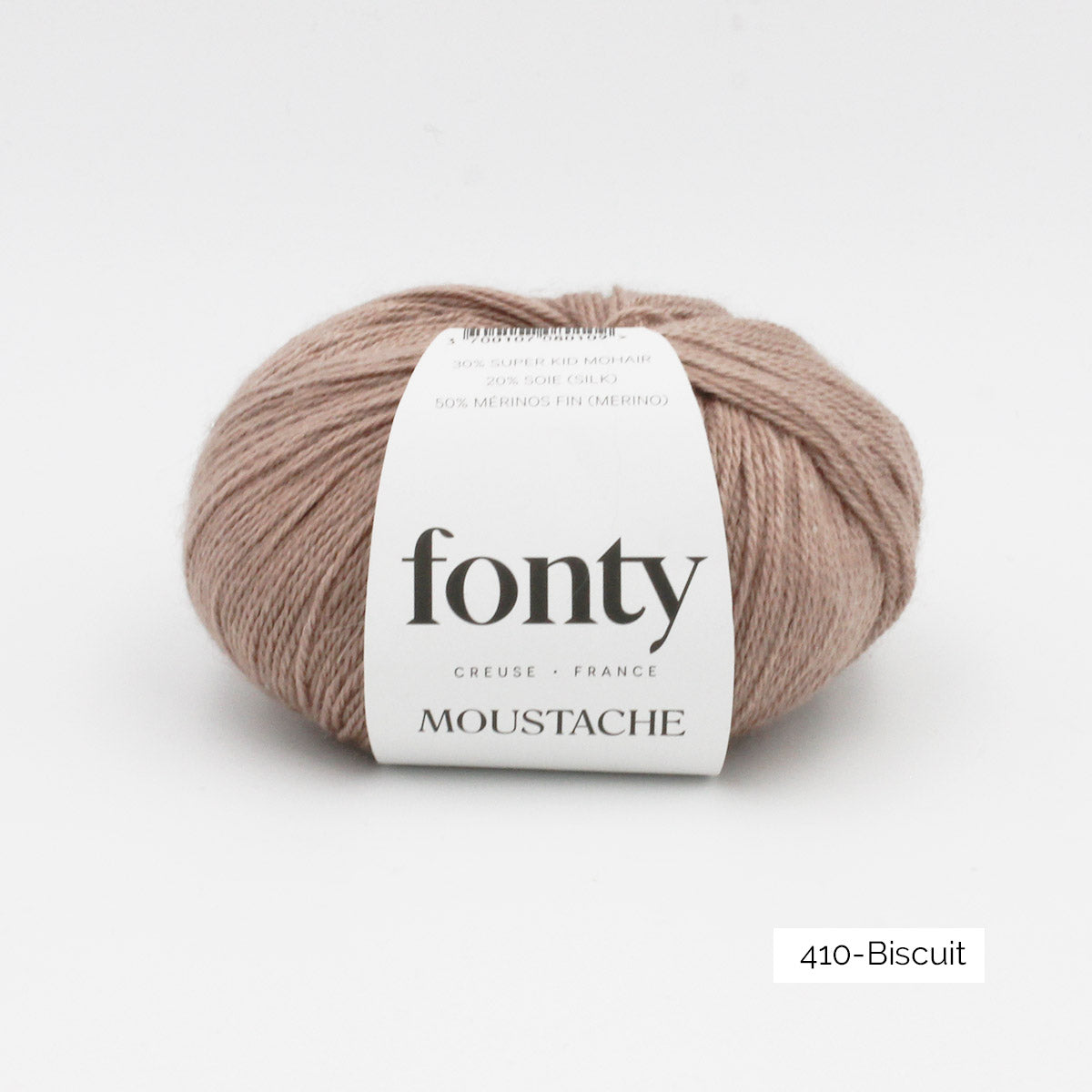 Une pelote de Moustache de Fonty coloris Biscuit