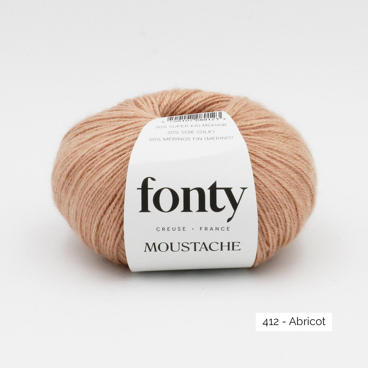 Une pelote de Moustache de Fonty coloris Abricot