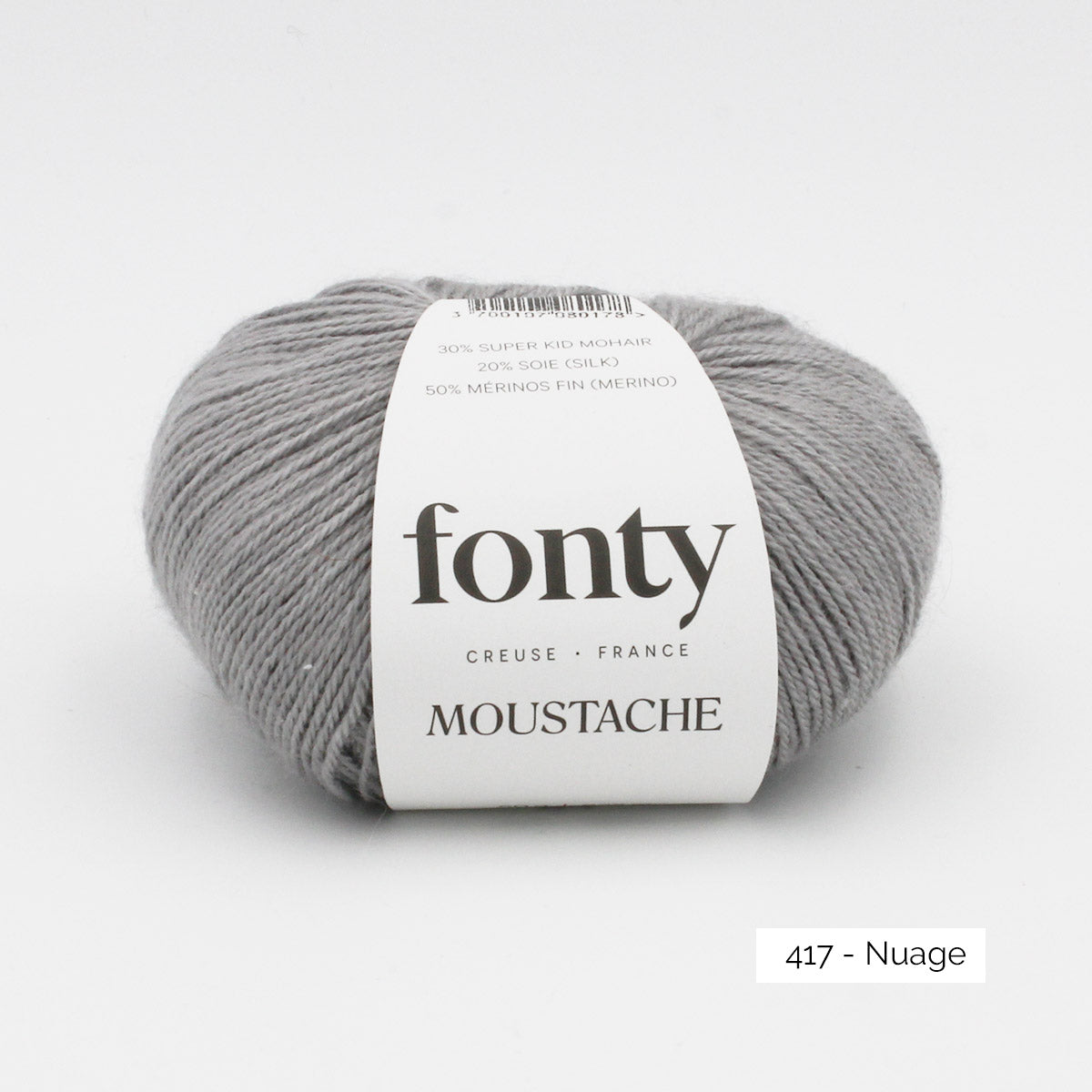 Une pelote de Moustache de Fonty coloris Nuage