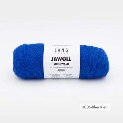 Pelote de Jawoll de Lang Yarns coloris 0006 Bleu Vif