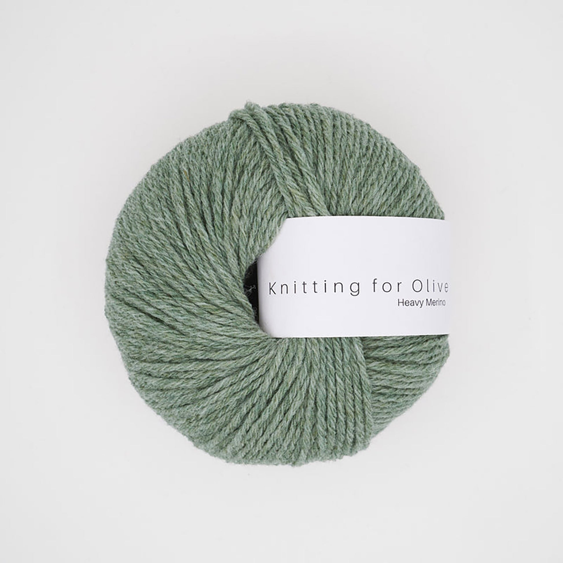 Pelote de Heavy Merino de Knitting for Olive (KFO) coloris Eucalyptus