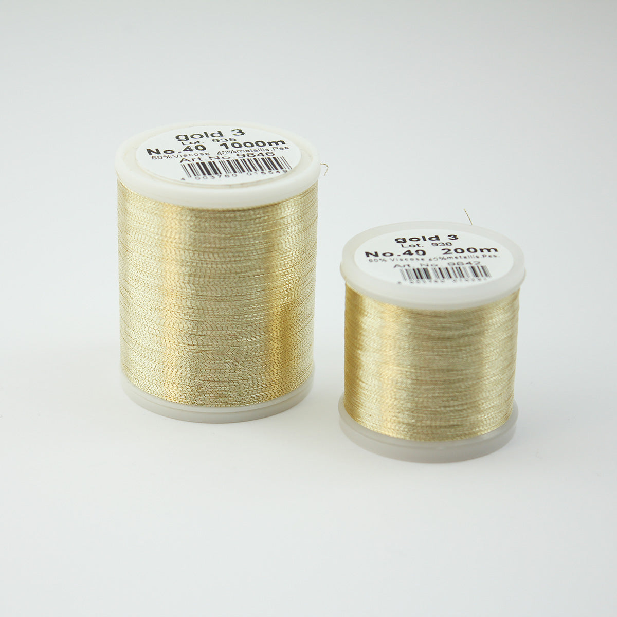 Fil nylon torsadé métallisé 0.3 mm doré x170 m - Perles & Co Fil nylon torsadé métallisé 0.3 mm doré x170 m - Perles & Co