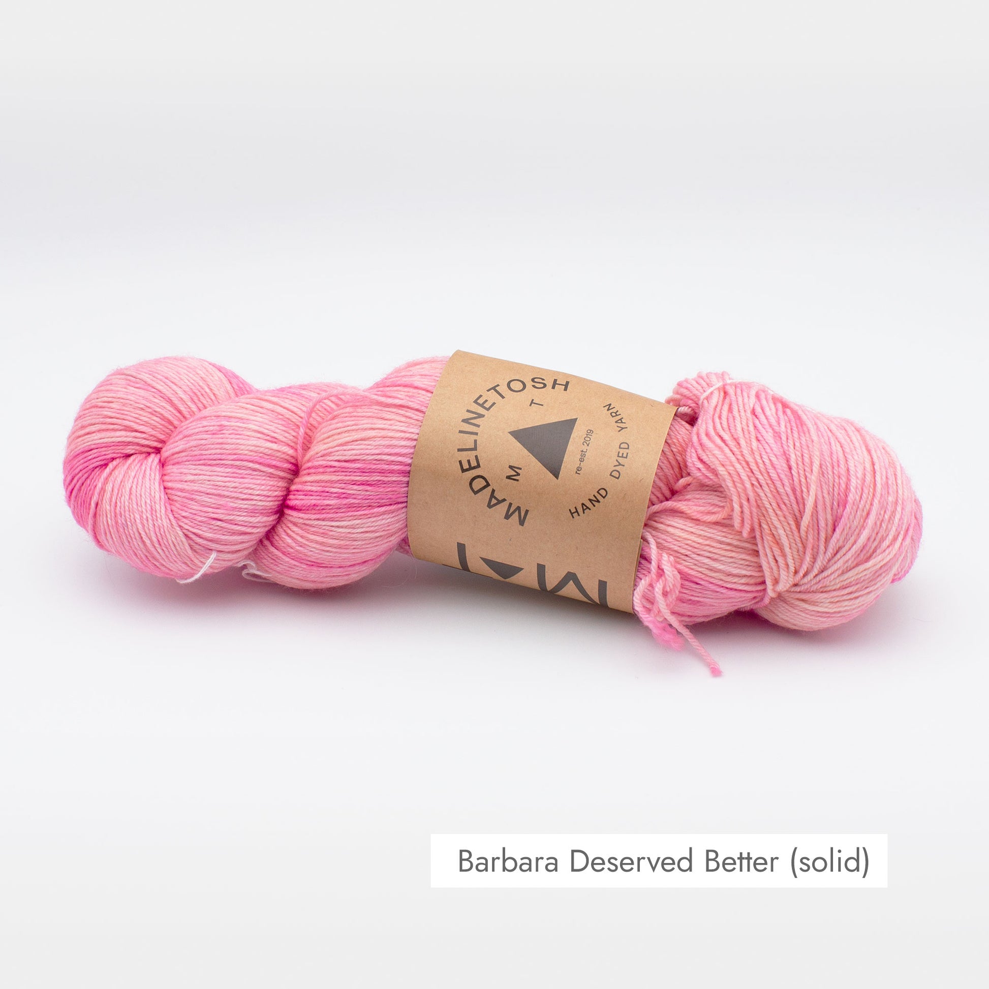 Echeveau de MadelineTosh EuroSock coloris Barbara Deserved Better (solid)