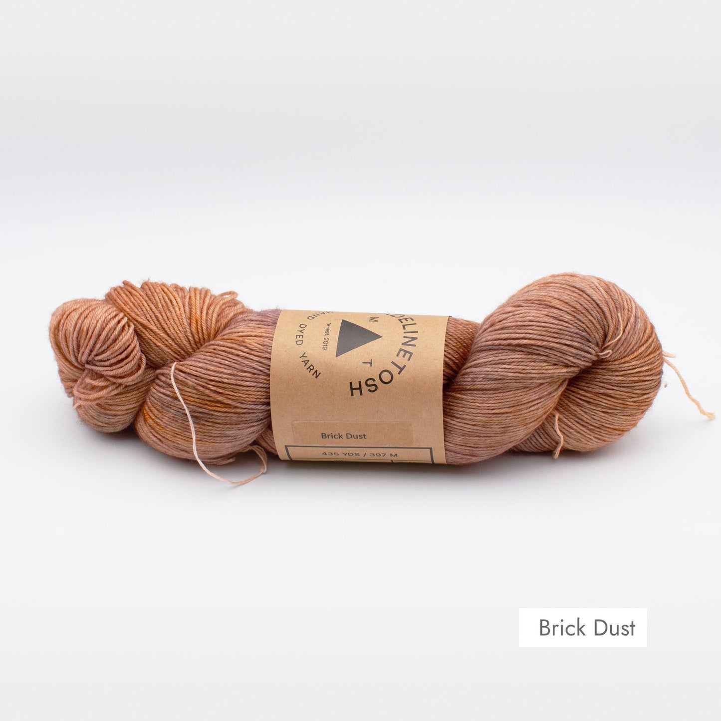 Echeveau de MadelineTosh EuroSock coloris Brick Dust