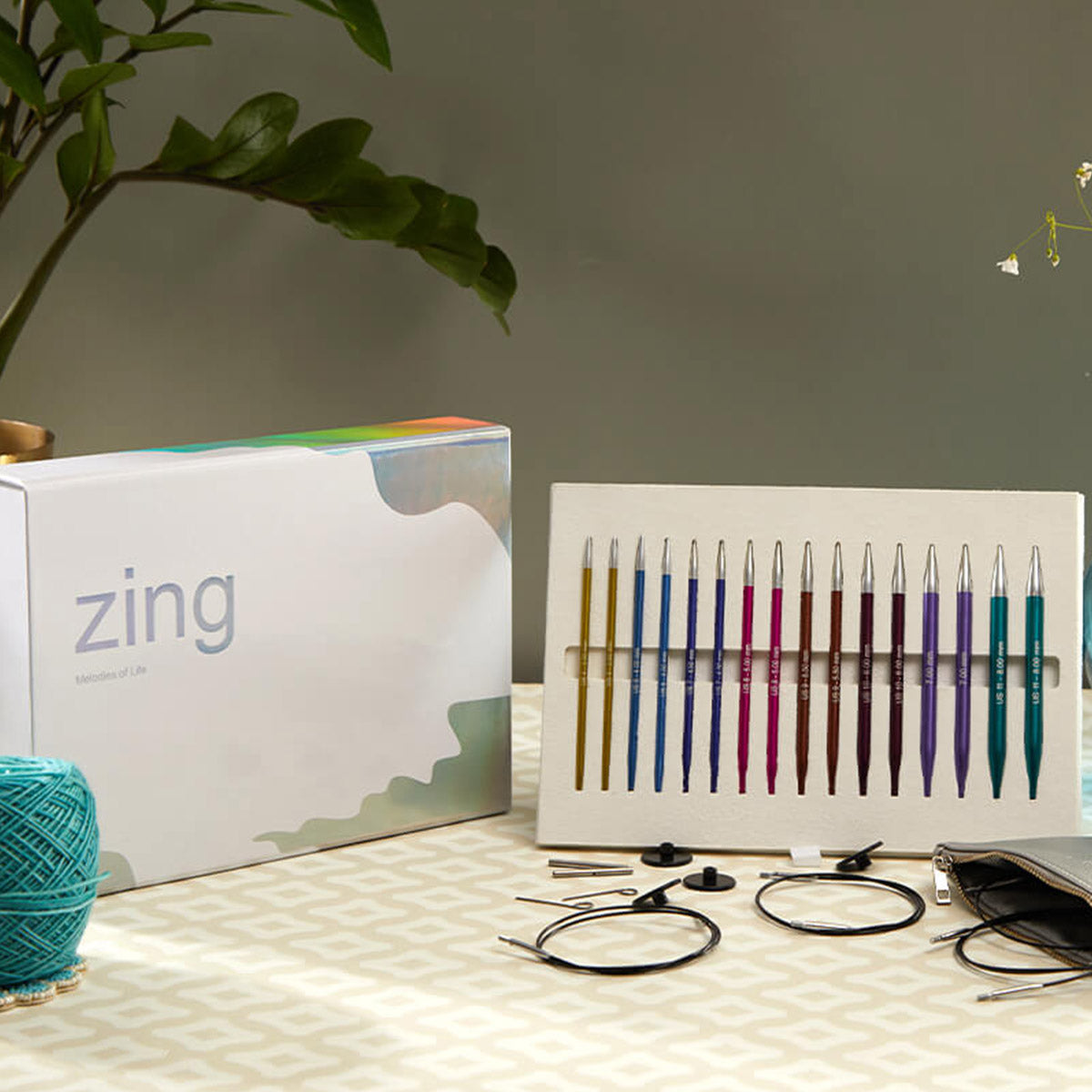 Coffret d'Interchangeables Zing Melodies Of Life - Knit Pro