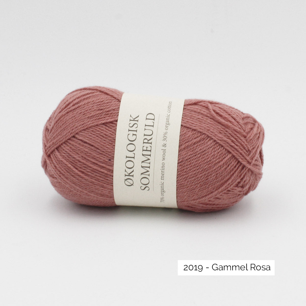 Une pelote de Okologist Sommeruld de CaMaRose coloris Gammel Rosa