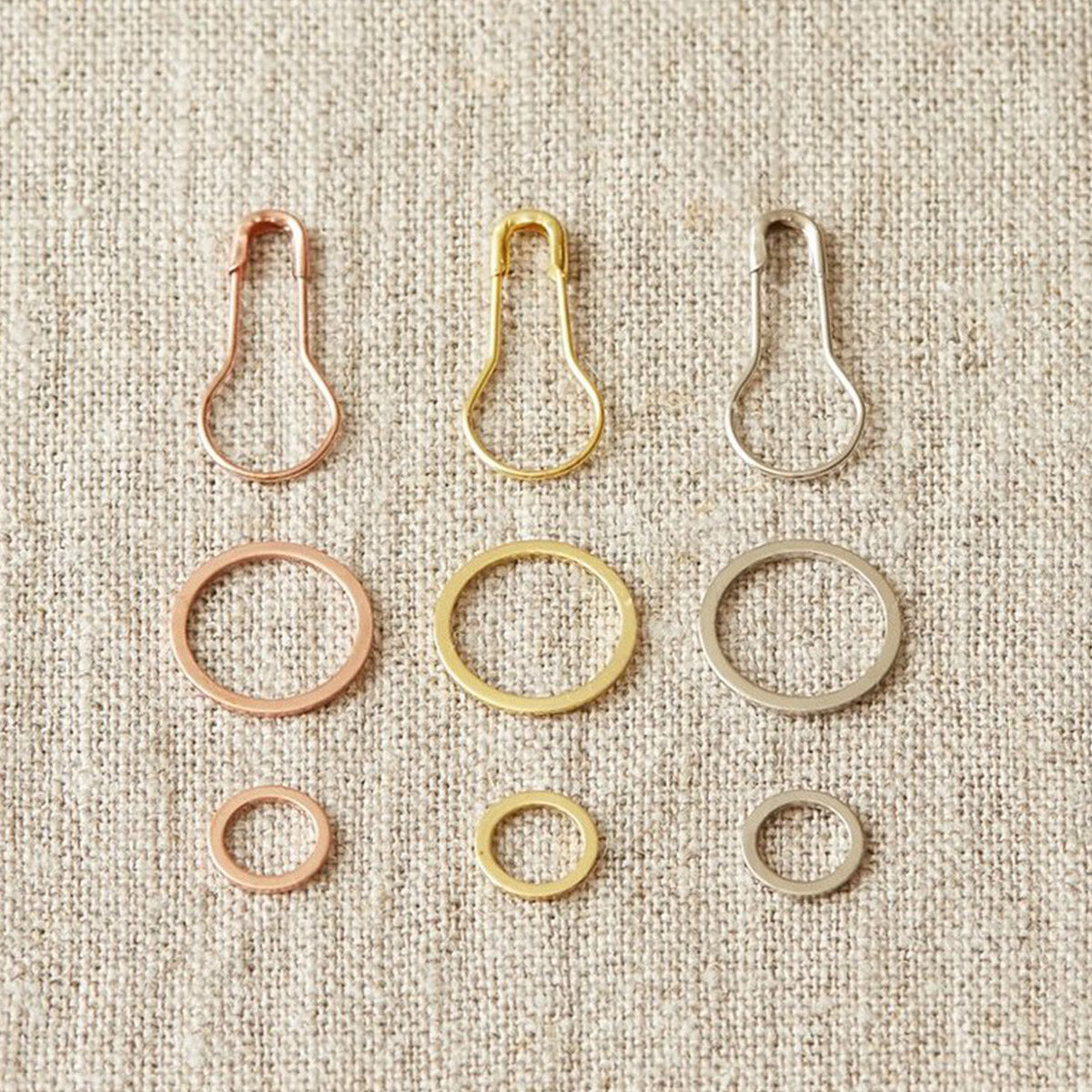 Precious Metal Stitch Markers - Cocoknits