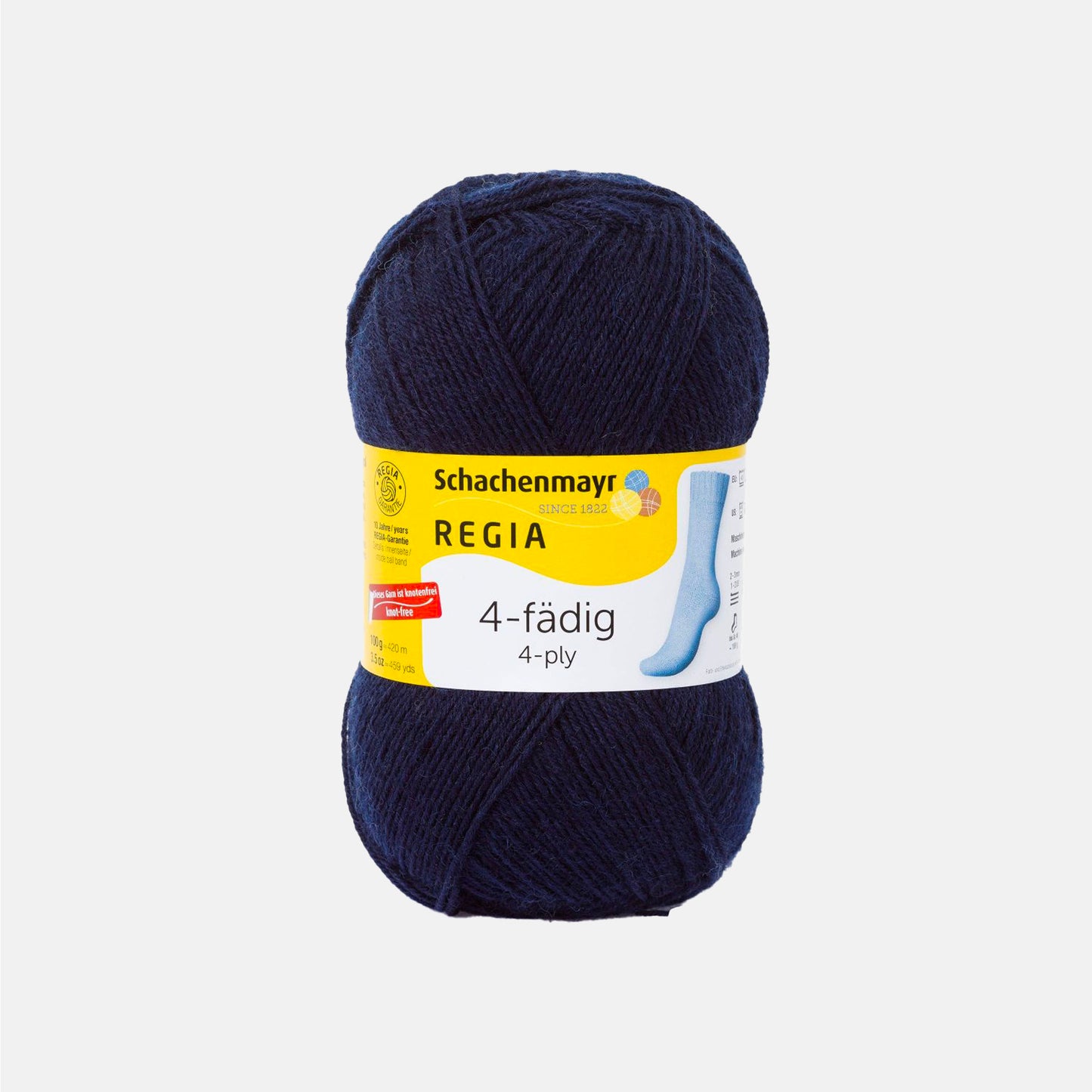 Pelote de 4-fädig (4-ply) de Regia coloris 0324 Marine