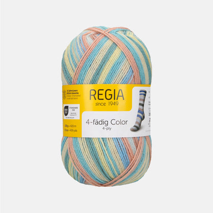 Pelote de 4-fädig (4-ply) de Regia coloris 2740 Beige Sage