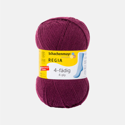 Pelote de 4-fädig (4-ply) de Regia coloris 2747 Bourgogne