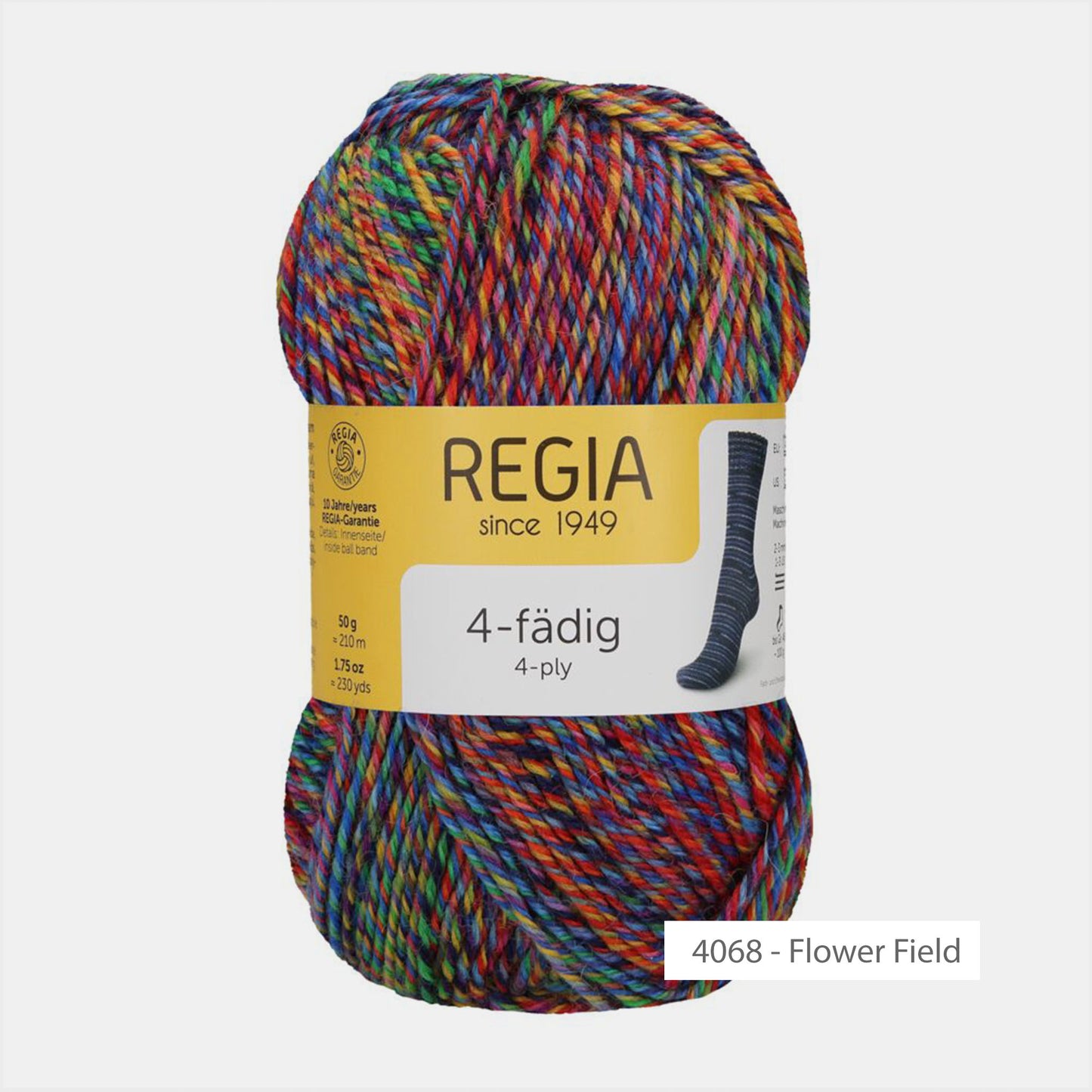 Regia 4-fädig multicolore