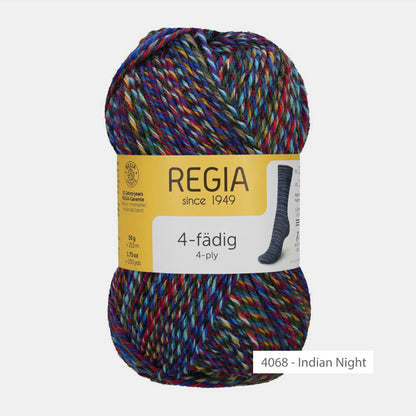 Regia 4-fädig multicolore