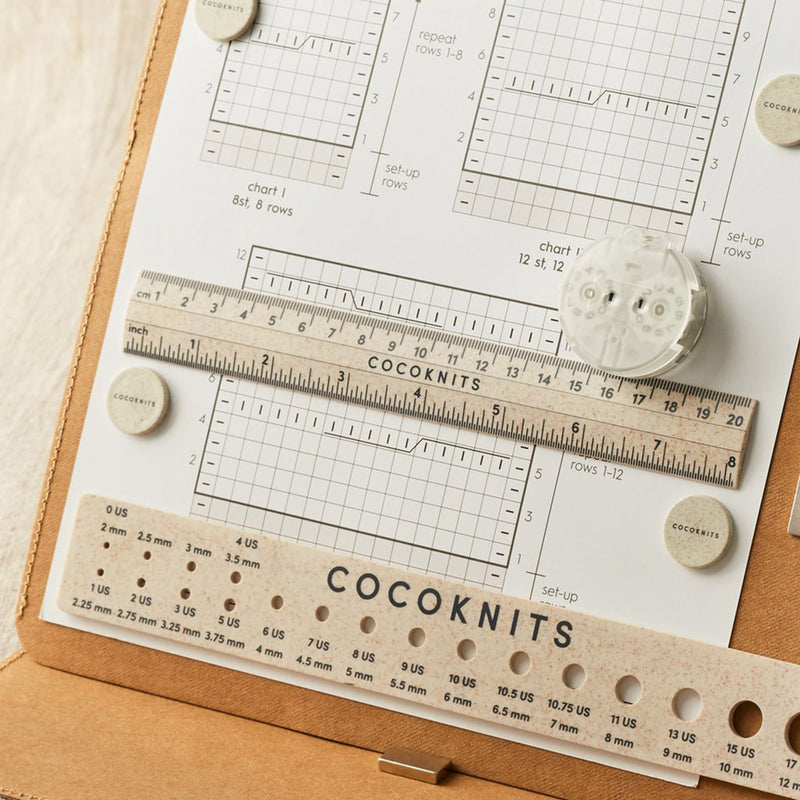 Règle et jauge pour Maker's board - Cocoknits