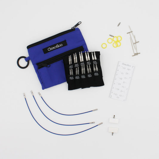 Kit Shorties Bleu 2" et 3" (3.5 à 5 mm) - ChiaoGoo