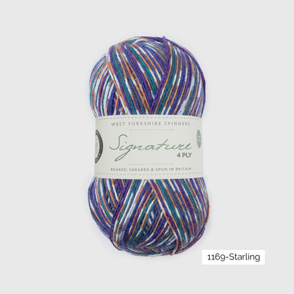 Signature 4 ply - West Yorkshire Spinners (variées)