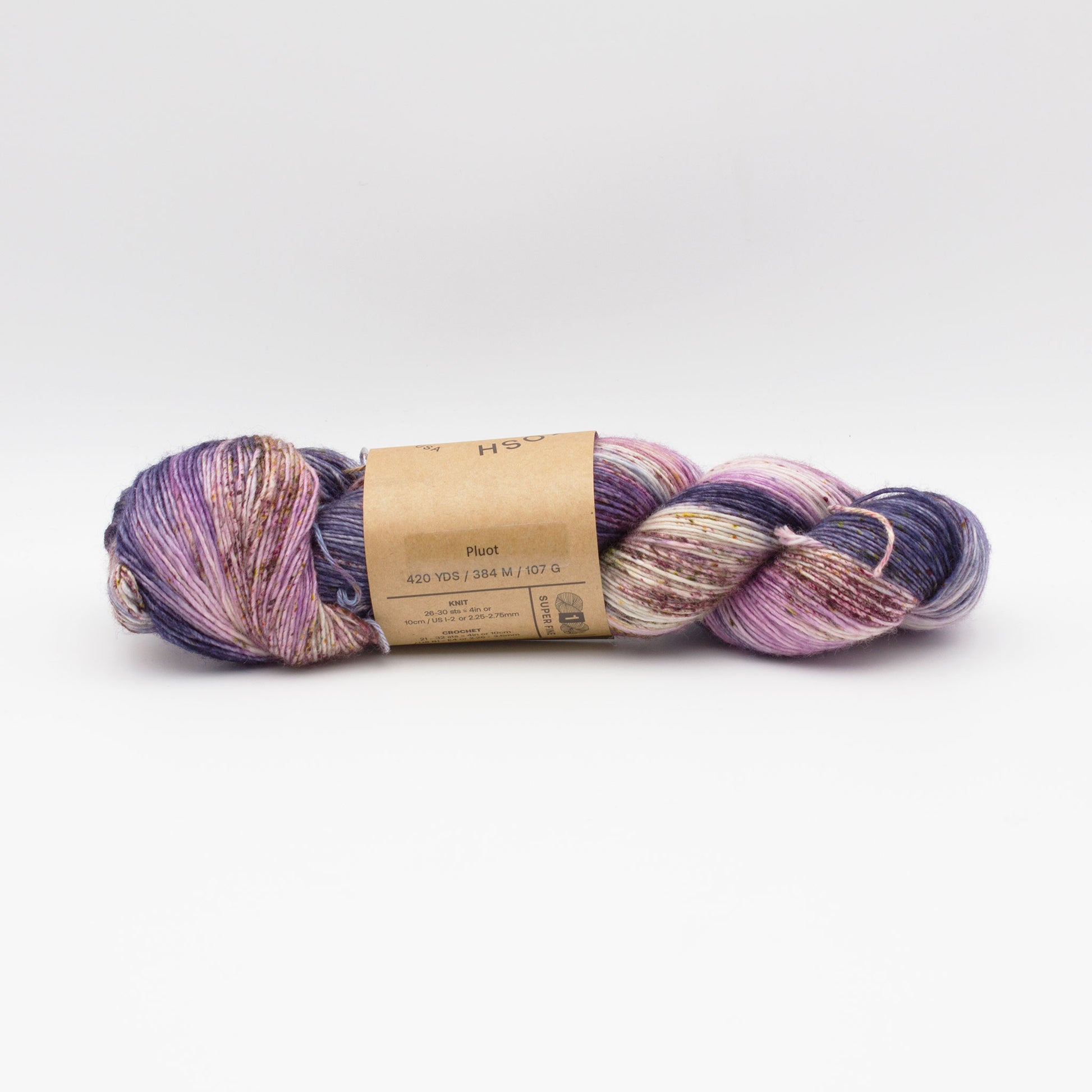 Echeveau de Tosh Merino Light (TML) de Madeline Tosh coloris Pluot