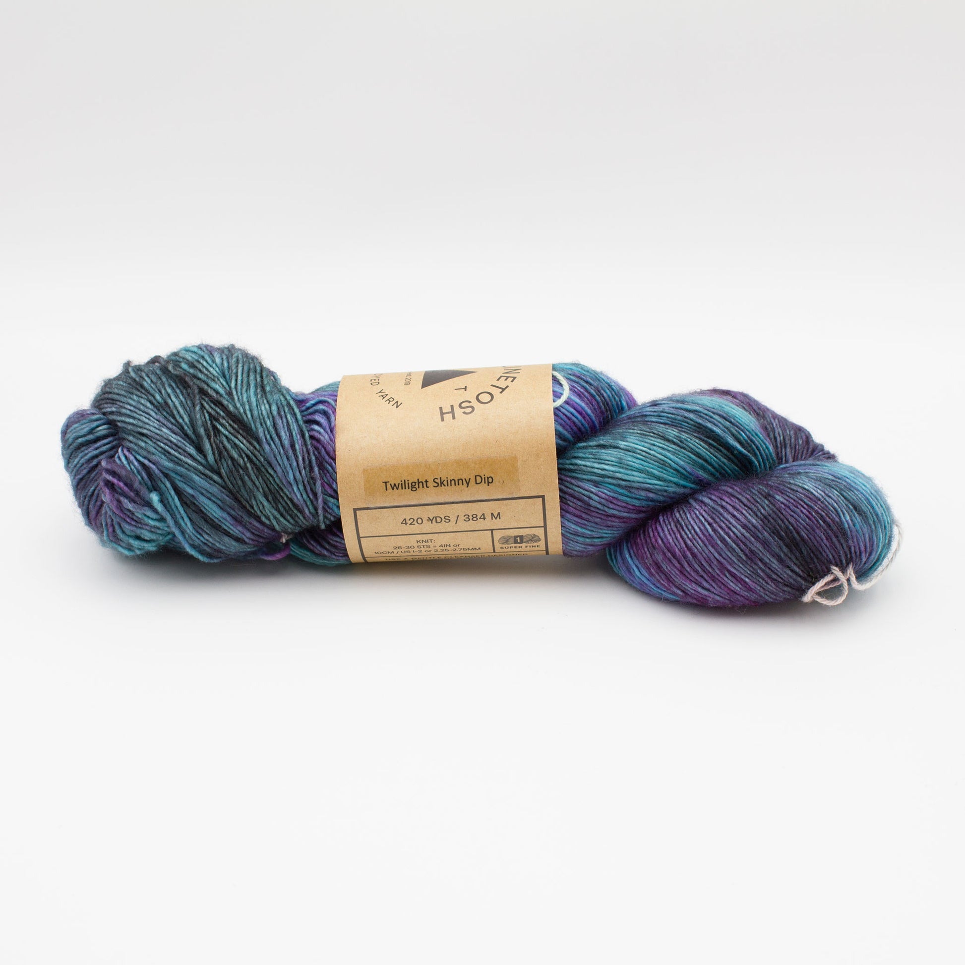 Echeveau de Tosh Merino Light de MadelineTosh coloris Twilight Skinny Dip