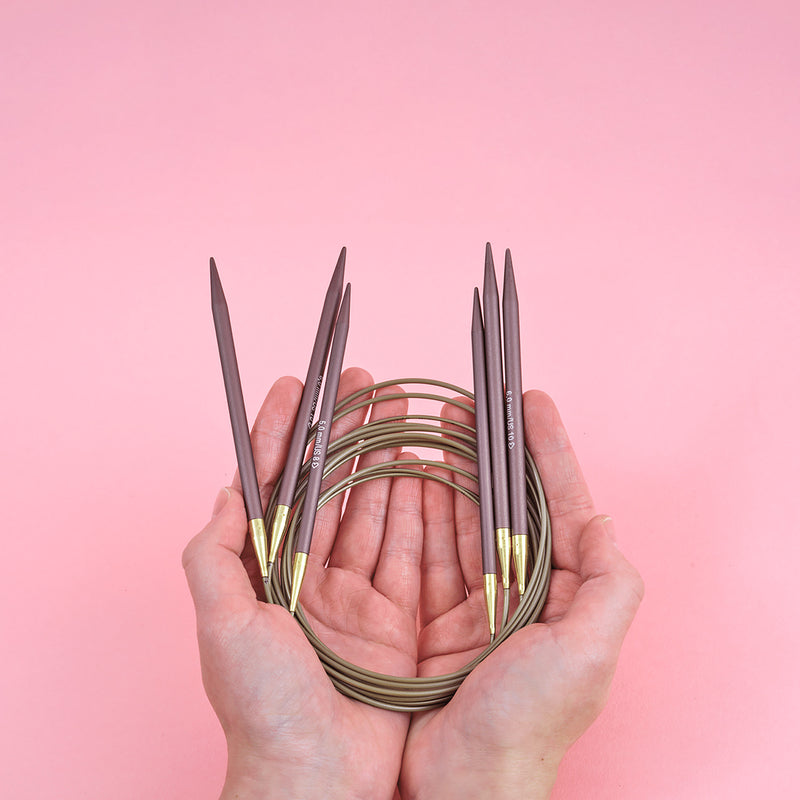 Aiguilles Circulaires Fixes Mystic Lace 80cm - Addi