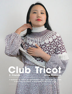 Couverture du magazine Club Tricot n°2, édité par Alice Hammer en collaboration avec BC Garn