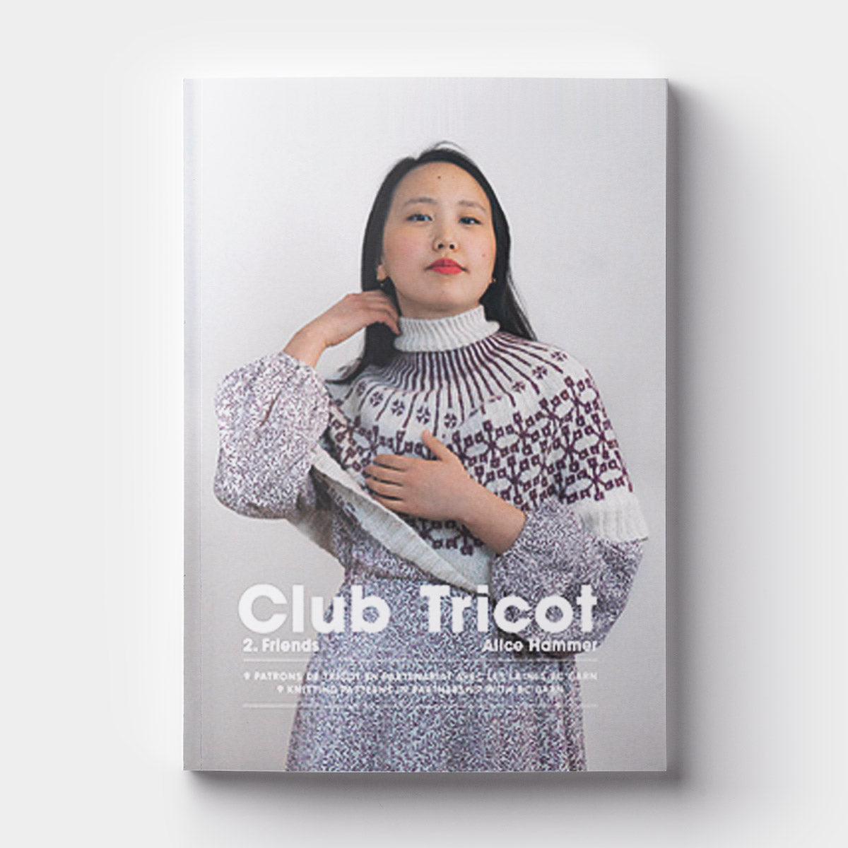 Couverture du magazine Club Tricot n°2, édité par Alice Hammer en collaboration avec BC Garn